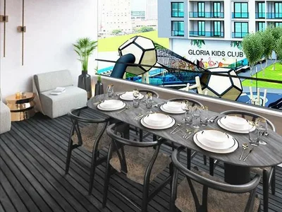 Complexe résidentiel New residence with a swimming pool, a green area and lounge areas close to the airport and the coast, Istanbul, Turkey