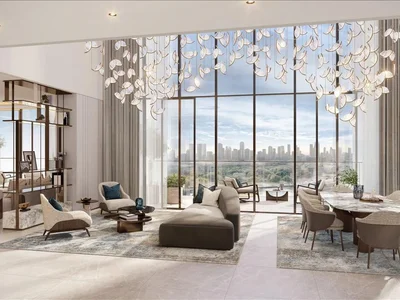 Complexe résidentiel Penthouse in the new high-rise Atelis project with pools, gardens and a direct access to the promenade, Dubai Design District, Dubai, UAE