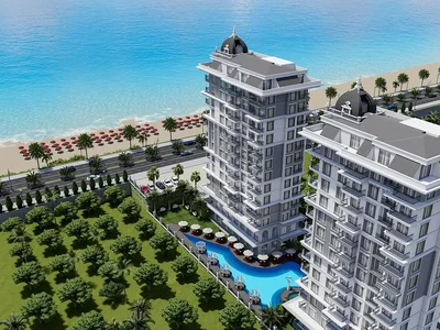 Wohngebäude Strandwohnungen zum Verkauf in Mahmutlar Alanya