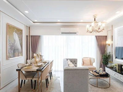 Zespół mieszkaniowy Residential complex with a swimming pool and restaurants, 1 minute away from Jomtien Beach, Pattaya, Thailand
