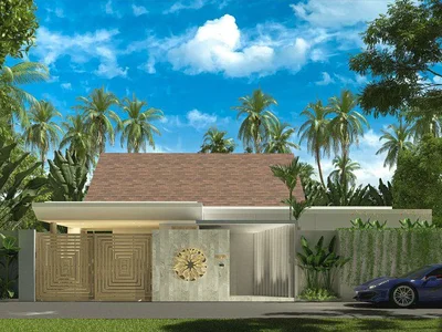 Wohnanlage New complex of villas with swimming pools and gardens close to Layan and Bang Tao Beaches, Phuket, Thailand