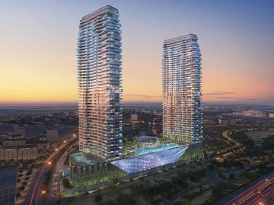 Edificio de apartamentos 🌴 Laguna Residence by One Development – The UAE’s First Full AI-Lagoon Sanctuary in City of Arabia