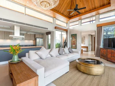 Residential complex Beautiful villas with swimming pools and gardens in a prestigious area, Phuket, Thailand