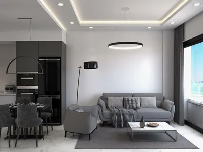 Zespół mieszkaniowy Apartments with sea and mountain views in a residential complex with developed infrastructure, Mahmutlar, Turkey