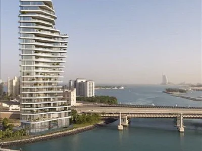 Residential complex New Ava Residence with a private beach and docks, Palm Jumeirah, Dubai, UAE