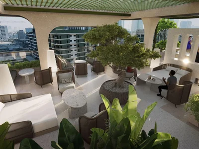 Zespół mieszkaniowy Modern residential complex Olivia Gardens with a good range of amenities in Jumeirah Garden City, Dubai, UAE