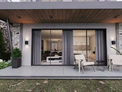 Complexe résidentiel New complex of villas with swimming pools and gardens in the center of Bodrum, Turkey