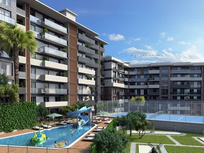 Residential complex Quality guarded residence with six swimming pools, a spa center and lounge areas, Izmir, Turkey