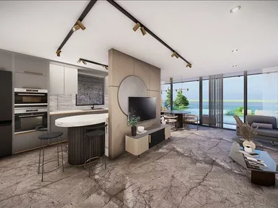 Zespół mieszkaniowy New complex of villas with swimming pools and sea views, Kalkan, Turkey