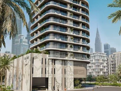 Zespół mieszkaniowy New Mayfair Gardens Residence with a swimming pool, a garden and panoramic views close to Burj Khalifa and Dubai Canal, Al Satwa, Dubai, UAE