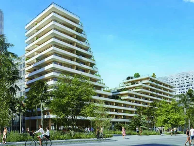 Residential complex Modern residential complex in a new eco-quarter, Nice, Cote d'Azur, France