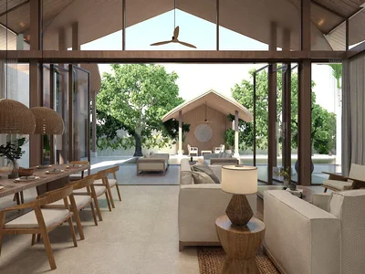 Zespół mieszkaniowy Gated complex of villas with swimming pools close to Bang Tao Beach, Phuket, Thailand