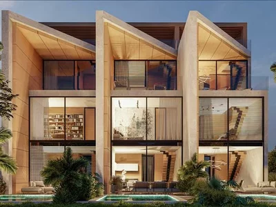Complejo residencial Modern complex of townhouses with swimming pools near the ocean, Uluwatu, Bali, Indonesia