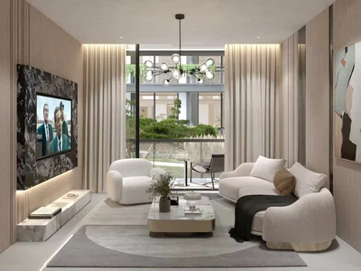 Complexe résidentiel New Olivia Residence with a swimming pool, a cinema and a kids' playground, Green Community Village, Dubai, UAE