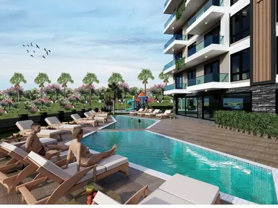 Residential complex Residential complex with swimming pool and sports grounds, in a quiet and peaceful area, Avsallar, Turkey