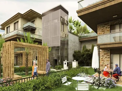 Wohnanlage Complex of villas with a swimming pool and a garden close to the center of Istanbul, Turkey