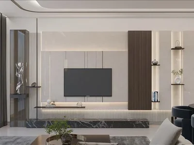 Complejo residencial Apartments in the new Barari Lagoons residence with pools and green areas next to the American School and Global Village in Majan, Dubai