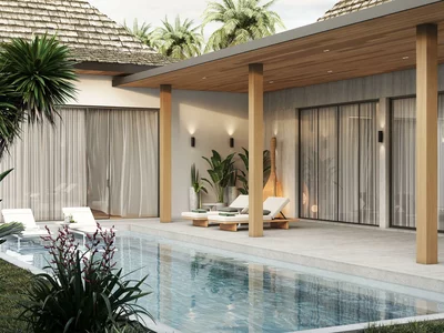 Residential complex New villas with swimming pools and lounge areas, Phuket, Thailand