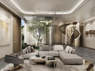 Residential complex New complex of villas and townhouses Knightsbridge with a lagoon and a cinema close to Downtown Dubai, Dubailand, Dubai, UAE