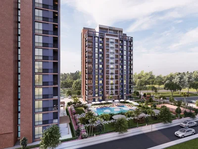 Complejo residencial Modern residential complex with swimming pool, garden, parking and sauna in the center of Mersin, Türkiye