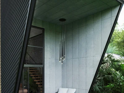 Zespół mieszkaniowy New residential complex of stylish townhouses with swimming pools in Bukit, Bali, Indonesia