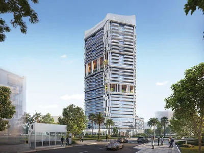 Zespół mieszkaniowy New high-rise residence Parkway with swimming pools 5 minutes away from Burj Khalifa, Meydan Horizon, Dubai, UAE