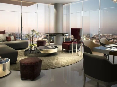 Complejo residencial Aykon Heights residential complex with views of the harbor, water channel and city, Business Bay, Dubai, UAE