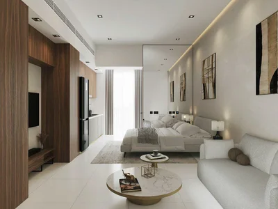 Complejo residencial New residence Albero with a swimming pool, a garden and a wellness center, Liwan, Dubai, UAE