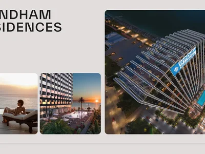 Complexe résidentiel Hotel rooms at Wyndham Residences Batumi.