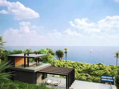 Wohnanlage New residential complex of luxury villas with swimming pools and sea views, Pandawa, Bali, Indonesia