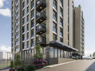 Wohnanlage New residence with a swimming pool and an underground parking in the center of Istanbul, Turkey