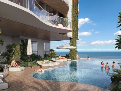 Residential complex New waterfront complex The Pier Residences with swimming pools close to Downtown Dubai, Dubai Maritime City, Dubai, UAE