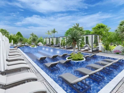 Zespół mieszkaniowy Residential complex with swimming pool, sauna and sports grounds, Avsallar, Turkey