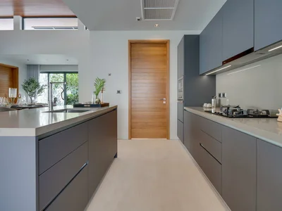 Complexe résidentiel Modern villas with swimming pools and lounge areas, Phuket, Thailand