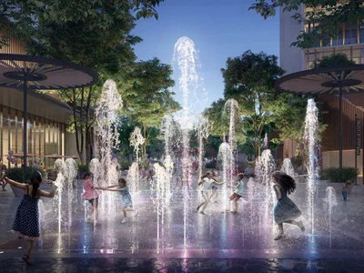 Complejo residencial New Park Five Residence with a swimming pool and a co-working area, Dubai Production city, Dubai, UAE
