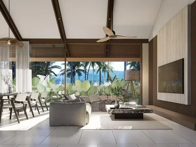 Zespół mieszkaniowy Complex of villas with swimming pools and gardens close to beaches and piers, Samui, Thailand