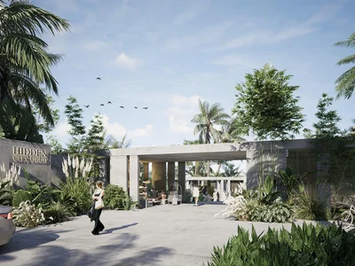 Zespół mieszkaniowy New complex of villas and townhouses with swimming pools, a shopping mall and restaurants, Ubud, Bali, Indonesia
