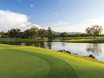 Zespół mieszkaniowy New residential complex of villas with swimming pools right by the water in Laguna Phuket, Thailand