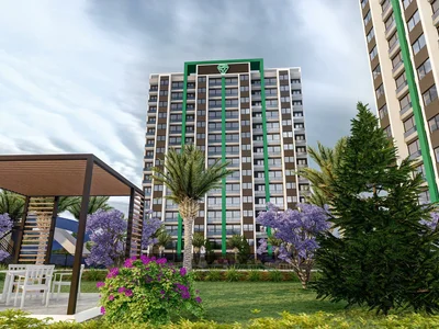 Residential complex Two bedroom apartments in complex with swimming pool and basketball court, Mersin, Turkey
