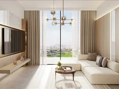 Complejo residencial New complex of furnished apartments Fairway Residences with swimming pools and views of the golf course, Dubai Sports City, Dubai, UAE