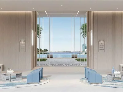 Complexe résidentiel New residence Al Jaddaf with a swimming pool, security and a co-working area, Jaddaf Waterfront, Dubai, UAE
