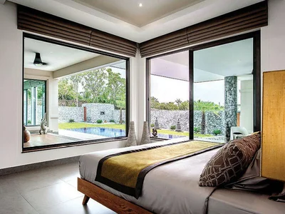 Residential complex Complex of villas with swimming pools and gardens close to the highways and international schools, Pattaya, Thailand
