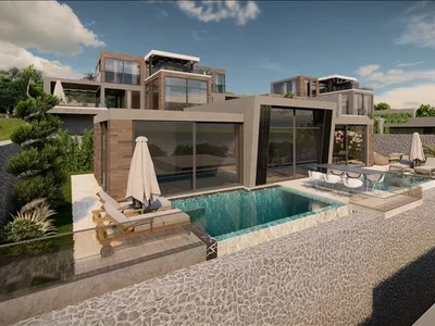 Zespół mieszkaniowy Furnished villas with swimming pools, fitness rooms and cinemas, Kalkan, Turkey