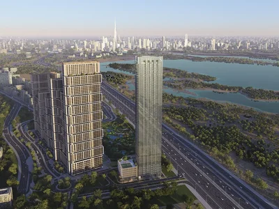 Immeuble Appartements modernes avec vue sur la ville à Dubaï Meydan