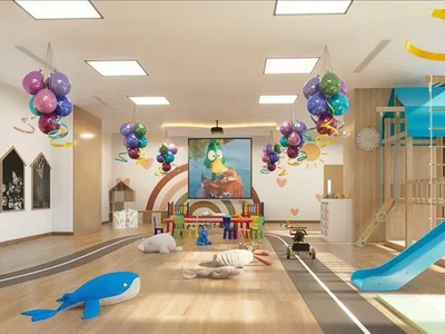 Complejo residencial New high-rise residence Me Do Re 2 with swimming pools close to a golf club and a British school, in JLT, Dubai, UAE