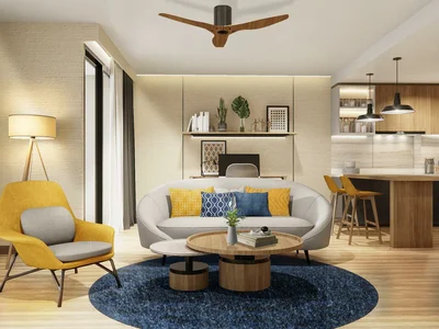 Residential complex New condominium with lagoon and lake view in prestigious resort area near Boat Avenue, Phuket, Thailand