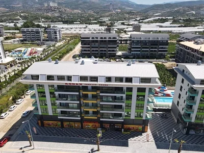 Zespół mieszkaniowy Furnished apartment 1+1 100 meters from the sea in the Konak Terrace complex.