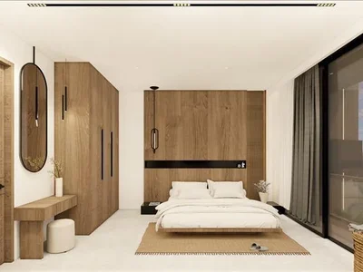 Complexe résidentiel New complex of villas with swimming pools and gardens close to beaches, Canggu, Bali, Indonesia