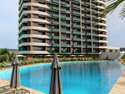 Residential complex Residential complex with water park, swimming pool and sports grounds, 700 metres to the sea, Mersin, Turkey