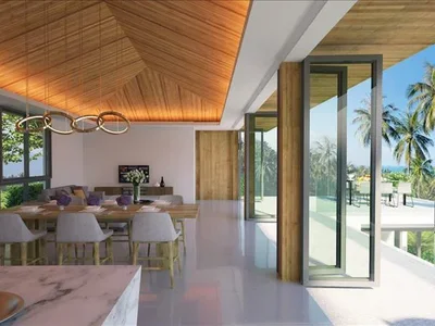 Complexe résidentiel New complex of villas with swimming pools 3 minutes away from a golf course and close to Maenam Beach, Samui, Thailand